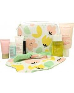 Clarins Beautiful Beginnings Gift Set 175ml Stretch Mark Expert + 30ml Exfoliating Body Scrub + 15ml Multi-Active Day Cream + 100ml  Tonic Treatment Oil + 3ml Supra Lift & Curl Mascara + Comforter-L725763