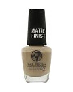 W7 Matte Nail Polish 15ml - 158 Matte Latte-L526050 | Maznun Fashion