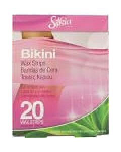 Silkia Aloe Vera Bikini Wax Strips 20 Pieces-Z305430 | Maznun Fashion