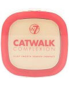 W7 Catwalk Complexion Silky Smooth Powder Compact Medium Beige7g-P455230 | Maznun Fashion