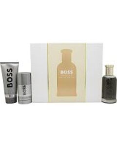 Hugo Boss Boss Bottled Eau de Parfum Gift Set 100ml EDP + 100ml Shower Gel + 75g Deodorant Stick-F479451 | Maznun Fashion
