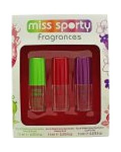Miss Sporty Gift Set 11ml Pump Up Booster EDT + 11ml Clubbing Proof EDT + 11ml Crush On You EDT-H077353 | Maznun Fashion