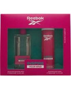 Reebok Inspire Your Mind Woman Gift Set 100ml EDT + 150ml Body Spray-V541794 | Maznun Fashion