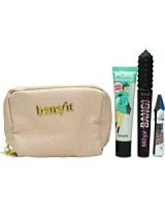 Benefit Top Trip Beauty Set 22ml Primer + 8.5g Mascara + In Shade 3 + Pouch Gimme Brow +-Z987430