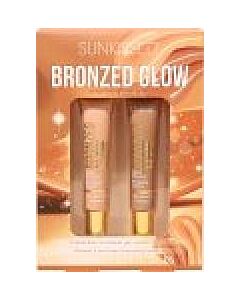Sunkissed Bronzed Glow Duo Gift Set 15ml Liquid Tan Bronzer + 15ml Liquid Soft Bronzer-V601932 | Maznun Fashion