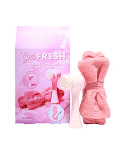 Sunkissed Skin Get Fresh Gift Set Facial Cleaning Brush & Fluffy Headband-J557381
