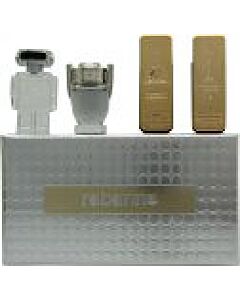 Paco Rabanne Miniatures For Him Gift Set 5ml 1 Million EDT + 5ml 1 Million Elixir EDP + 5ml Invictus EDT + 5ml Phantom EDT-N9347213 | Maznun Fashion