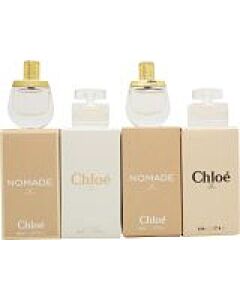 Chloe Mini Fragrances Gift Set 4 Pieces (This gift set contains:1x 5ml Nomade EDT1x 5ml Nomade EDP1x 5ml Chloe EDP1x 5ml Chloe EDT)-B916467 | Maznun Fashion