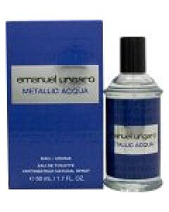 Emanuel Ungaro Metallic Acqua Men Eau de Toilette 50ml Spray-P243231 | Maznun Fashion