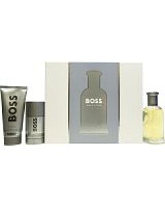 Hugo Boss Boss Bottled Gift Set 100ml EDT + 100ml Shower Gel + 75g Deodorant Stick-N2742212 | Maznun Fashion