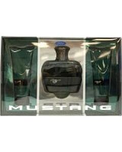 Mustang Green Gift Set 100ml EDT + 100ml Aftershave Balm + 100ml Body Wash-J574781 | Maznun Fashion