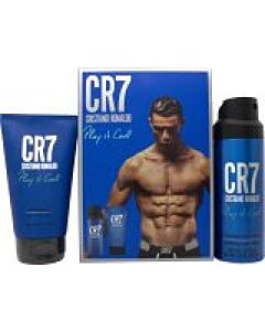 Cristiano Ronaldo CR7 Play It Cool Gift Set 150ml Shower Gel + 150ml Body Spray-T819278 | Maznun Fashion