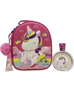 Air-Val Eau My Unicorn Gift Set 100ml EDT + Lip Gloss + Bag-J236481 | Maznun Fashion