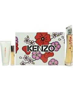 Kenzo Flower Ikebana Sakura Gift Set 75ml EDP + 10ml EDP + 75ml Body Lotion-L526310 | Maznun Fashion