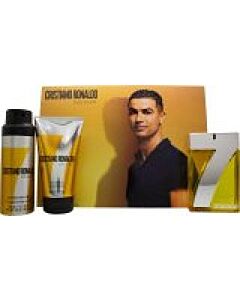 Cristiano Ronaldo CR7 Discover Gift Set 100ml EDT + 150ml Shower Gel + 150ml Body Spray-P569231 | Maznun Fashion