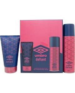 Umbro Defiant Gift Set 150ml Body Spray + 150ml Body Wash-L926350 | Maznun Fashion