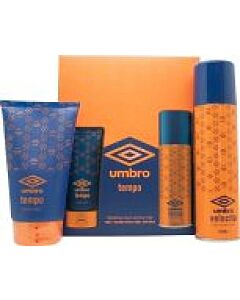 Umbro Velocita Gift Set 150ml Body Spray + 150ml Body Wash-V641952 | Maznun Fashion