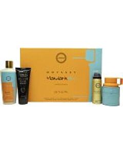 Armaf Odyssey Mandarin Sky Gift Set 100ml EDP + 250ml Shampoo + 100ml Shower Gel + 50ml Body Spray-D2226111 | Maznun Fashion