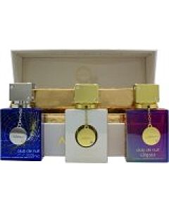 Armaf Parfum A Collector's Pride Gift Set 30ml Club De Nuit Blue Iconic EDP + 30ml Club de Nuit Untold EDP + 30ml Club de Nuit White Imperiale EDP-D6906103 | Maznun Fashion