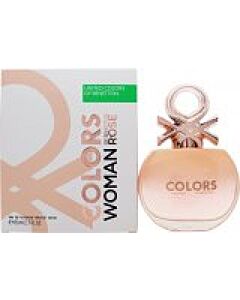 Benetton Colors Woman Rose Eau de Toilette 80ml Spray-G077852 | Maznun Fashion