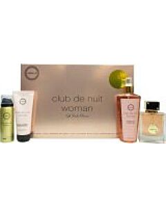 Armaf Club De Nuit Women Gift Set 30ml EDP + 75g Deodorant Stick + 50ml Hand Cream + 55ml Hair Mist-V421962 | Maznun Fashion