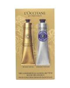 L'Occitane en Provence Hand Cream Gift Set 30ml Immortelle + 30ml Shea-P085232 | Maznun Fashion