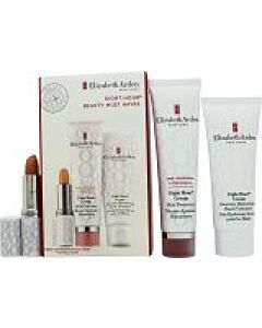 Elizabeth Arden Eight Hour Cream Gift Set 50ml Cream + 75ml Hand Treatment + 3.7g Protecting Lip Stick SPF15-H573175 | Maznun Fashion