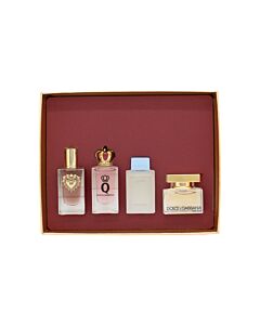 Dolce & Gabbana Miniature Gift Set 5ml Devotion EDP + 5ml Q EDP + 4.5ml Light Blue EDP + 5ml The One EDP-P129232 | Maznun Fashion