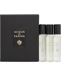 Acqua di Parma Signatures of the Sun Gift Set 12ml Yuzu EDP + 12ml Osmanthus EDP + 12ml Sakura EDP-B006450 | Maznun Fashion