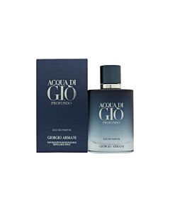 Giorgio Armani Acqua di Giò Profondo Pour Homme Eau De Parfum 50ml Refillable Spray-D2506111 | Maznun Fashion