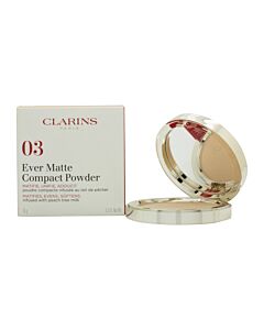 Clarins Ever Matte Compact Powder 10g - 03 Light Medium-D646832 | Maznun Fashion