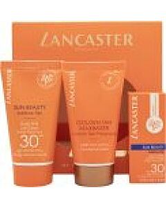 Lancaster My Sun Routine Gift Set - Sun Routine SPF 30 Face Cream 3ML + Sun Routine SPF 30+  Body Milk 50ML + Golden Tan Maximiser FSL 50ML-N6205214