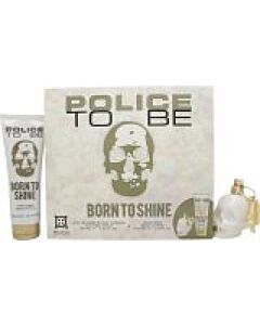 Police To Be Born To Shine Woman Gift Set 40ml EDT + 100ml Body Lotion-L125576 | Maznun Fashion