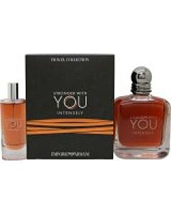 Giorgio Armani Emporio Armani Stronger With You Intensely Gift Set 100ml EDP + 15ml EDP-N8149214 | Maznun Fashion