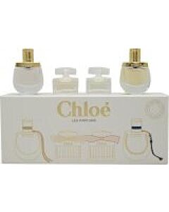 Chloé Miniature Gift Set 5ml Nomade EDP + 5ml Nomade Nuit D'égypte EDP + 5ml Chloé EDP + 5ml Lumnieuse EDP-T319282 | Maznun Fashion