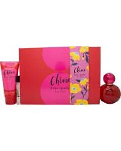 Kate Spade Chérie Gift Set 100ml EDP + 7.5ml EDP + 100ml Body Lotion-L726607 | Maznun Fashion
