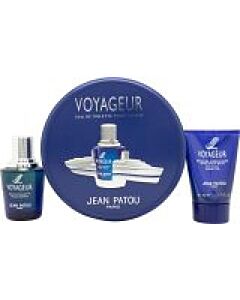 Jean Patou Voyageur Giftset - EDT Spray 50ml + After Shave Balm 50ml-J653181 | Maznun Fashion