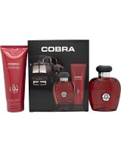 Carroll Shelby Red Cobra Gift Set 100ml EDT + 150ml Hair & Body Wash-Z179433 | Maznun Fashion
