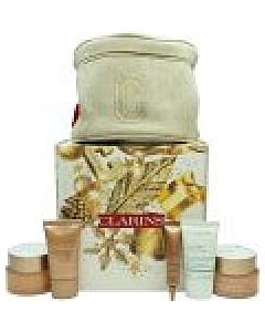 Clarins Extra-Firming Collection - 4 Piece Set (extra firming day cream 50ml + extra firming phyto serum 10ml, extra firming neckcream 15ml, cryo flash cream mask 15ml)-F661951 | Maznun Fashion