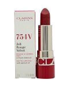 Clarins Joli Rouge Velvet Lipstick 3.5g - 754V Deep Red-B156402 | Maznun Fashion