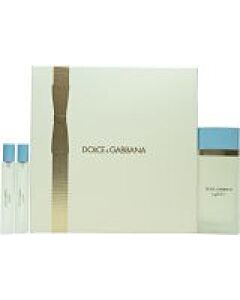 Dolce & Gabbana Light Blue Gift Set 100ml EDT + 10ml EDT + 10ml EDT-B216498 | Maznun Fashion