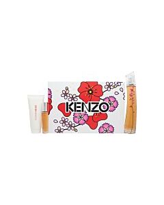 Kenzo Flower Ikebana Gift Set 75ml EDP + 10ml EDP + 75ml Body Lotion-B706503 | Maznun Fashion