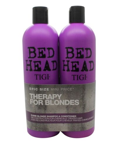 Tigi Duo Pack Bed Head Dumb Blonde 750ml Shampoo + 750ml Conditioner-C89352