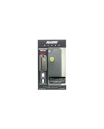 Ferrari Black Gift Set 2 x 25ml EDT+ Fragrance Spray Hard Case for Iphone6-E131528