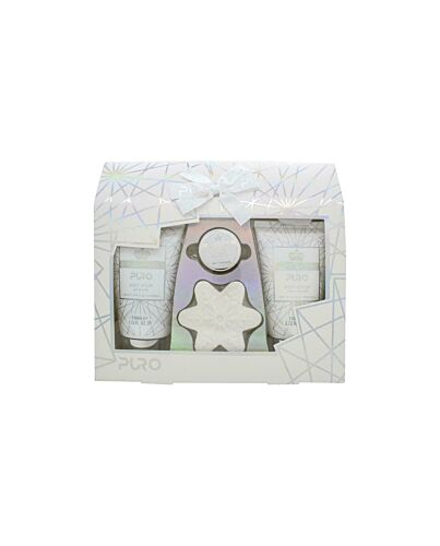Style & Grace Puro Gift Of The Glow Gift Set 4 Pieces (1 x 10ml Lip Balm1 x 50g Bath Fizzer1 x 110ml Body Lotion1 x 110ml Body Wash)-E931526
