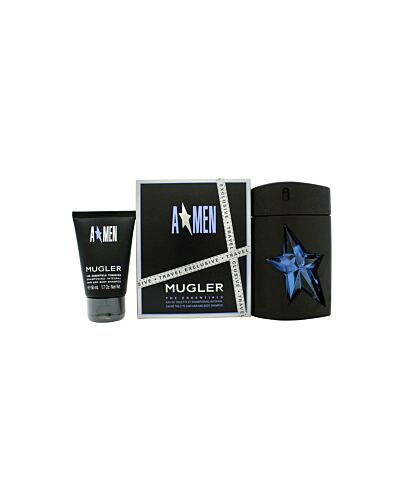 Thierry Mugler A*Men Gift Set 100ml EDT Refillable + 50ml Shower Gel-G258836