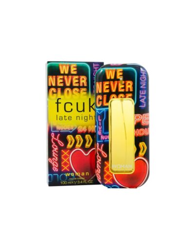 FCUK Late Night Woman Eau de Toilette 100ml Spray-T69264