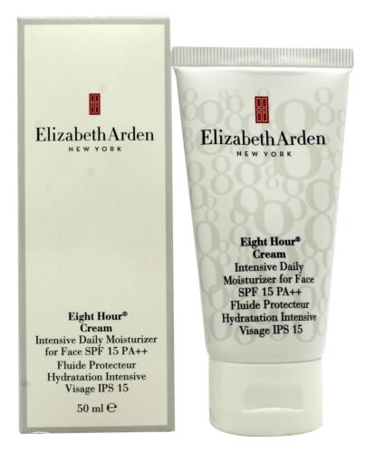 Elizabeth Arden Eight Hour Cream Intensive Daily Moisturizer for Face 50ml SPF15-E635206