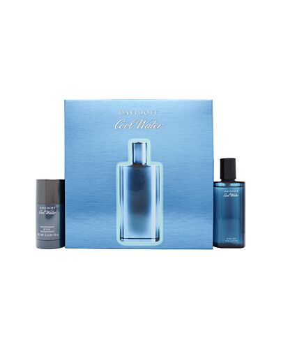 Davidoff Cool Water Gift Set 75ml EDT + 70g Deodorant Stick-B842217