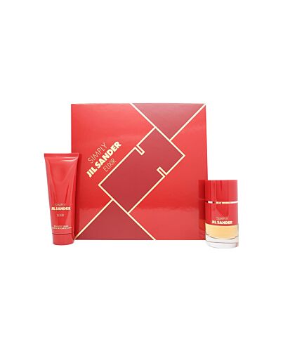 Jil Sander Simply Elixir Gift Set 40ml EDP + 75ml Body Cream-L402985